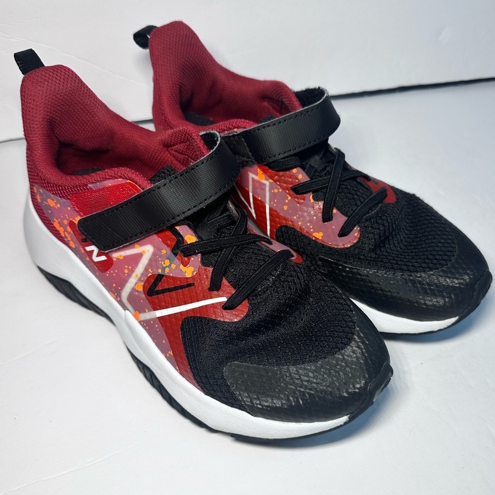 New Balance Kids' Red and Black Sneakers